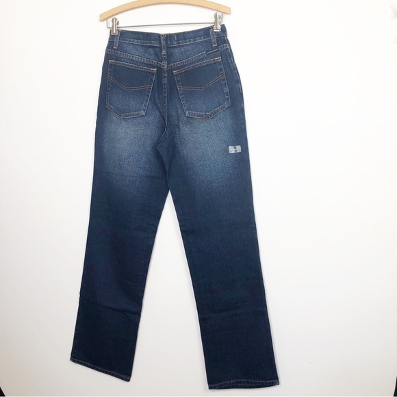 Giordano size 29 dark wash high rise boot cut jeans - Picture 2 of 13